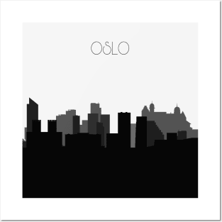 Oslo Skyline Posters and Art